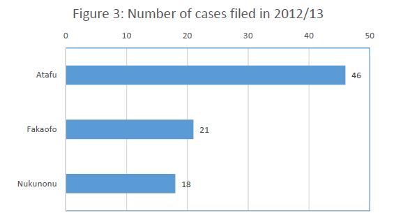 number of cases filed in 2012 2013